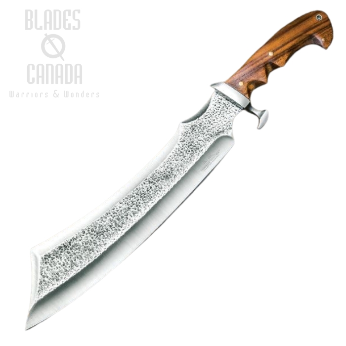 Gil Hibben Master Bushcraft Machete, 1075 Carbon, Walnut Handle, GH5053 (image for) Gil Hibben Master Bushcraft Machete, 1075 Carbon, Walnut Handle, GH5053